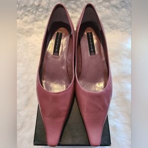 Steven by Steve Madden rose colored kitten heel pumps